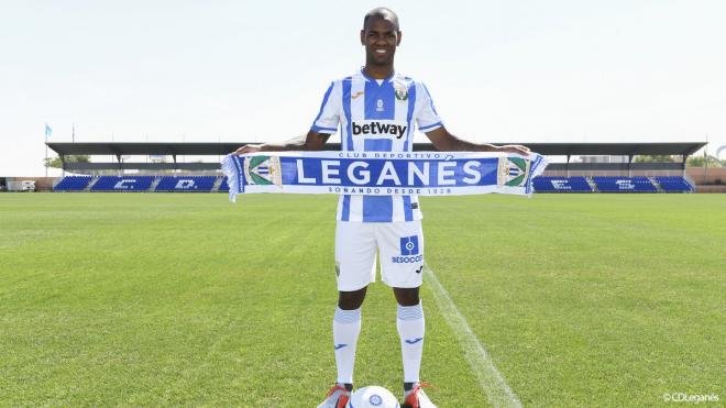 Diego Rolan, en su presentación con el Leganés.