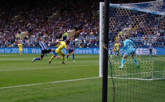 Imagen de una jugada del Sheffield Wednesday-Villarreal de pretemporada.