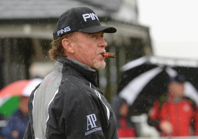 Miguel Ángel Jiménez, durante el torneo.