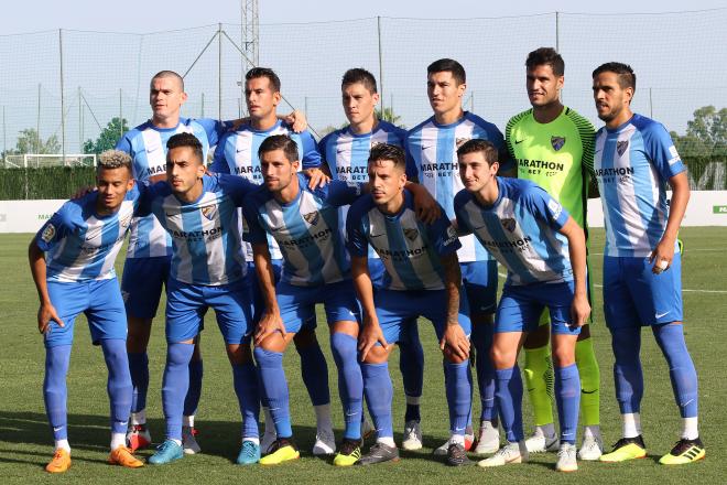 El once del Málaga para medirse al Almería.