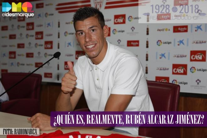 Rubén Alcaraz, nuevo jugador del Real Valladolid para las cuatro próximas temporadas.