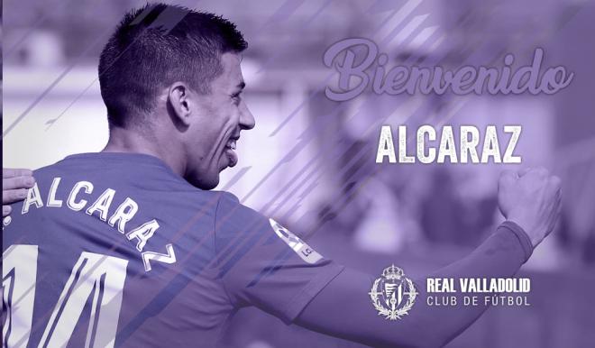 Rubén Alcaraz, nuevo jugador del Real Valladolid.