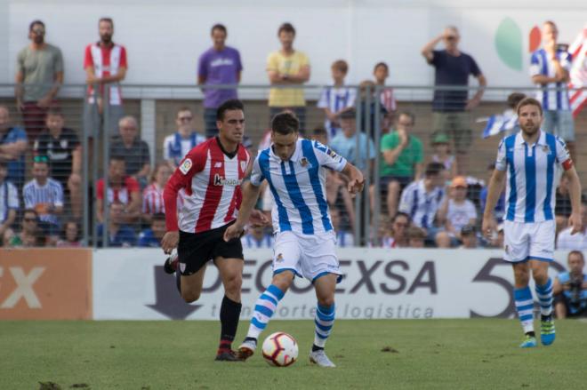 Athletic y Real Sociedad jugaron la final de la EH Txapela (Foto: Karlos Aginaga).