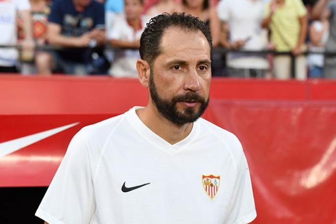 Pablo Machín, entrenador del Sevilla (Foto: Kiko Hurtado).