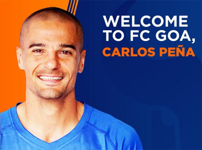 Carlos Peña, en su nuevo equipo.