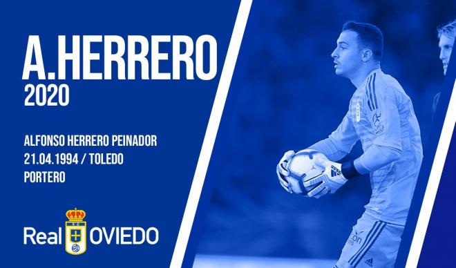 El Real Oviedo oficializa la renovación de Alfonso Herrero.