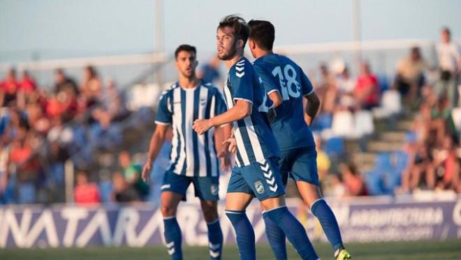 Imagen de un partido del Lorca FC de la temporada pasada.