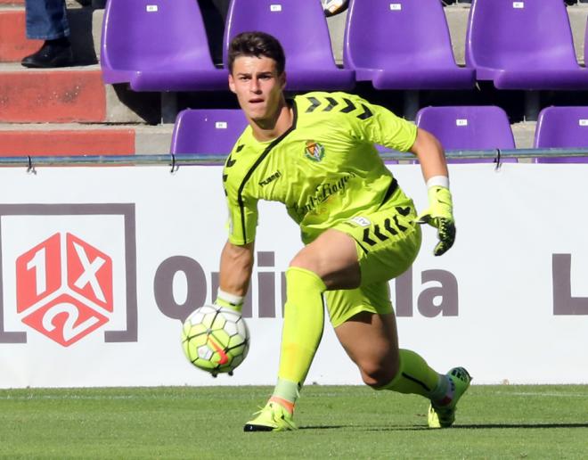Kepa estuvo cedido toda la temporada 2015-2016 en el Real Valladolid