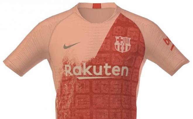 Filtración de la posible tercera camiseta del Barcelona para la temporada 2018/19 (Foto: Todo sobre camisetas).