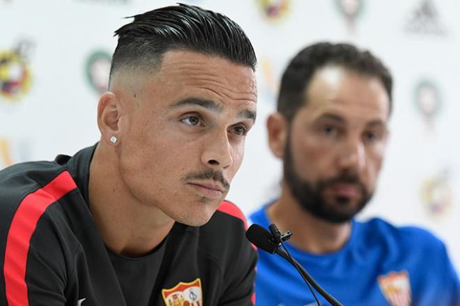 Roque Mesa, en la previa de la Supercopa 2018. (FOTO: Kiko Hurtado)