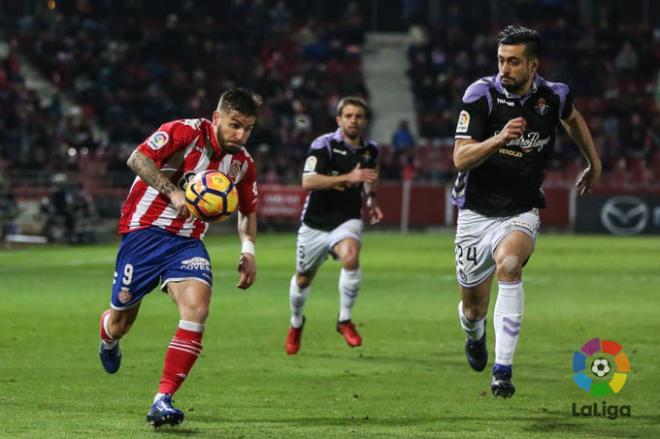 Girona FC - Real Valladolid en el último enfrentamiento de ambos en Montilivi.