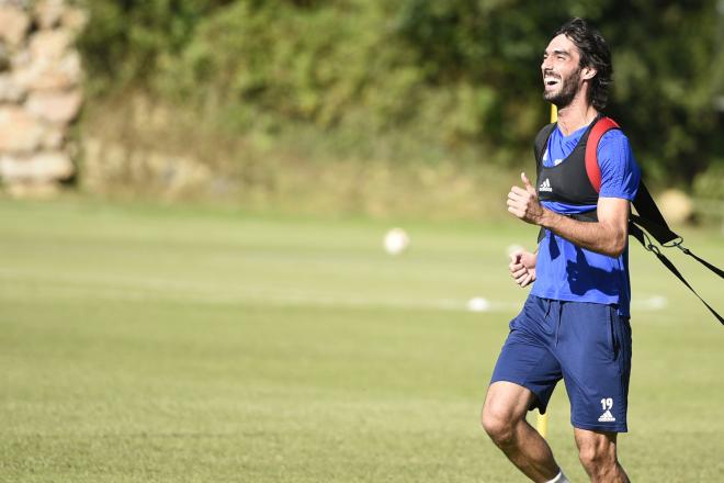 Carlos Martínez se entrena en El Requexón (Foto: Laura Caraduje).