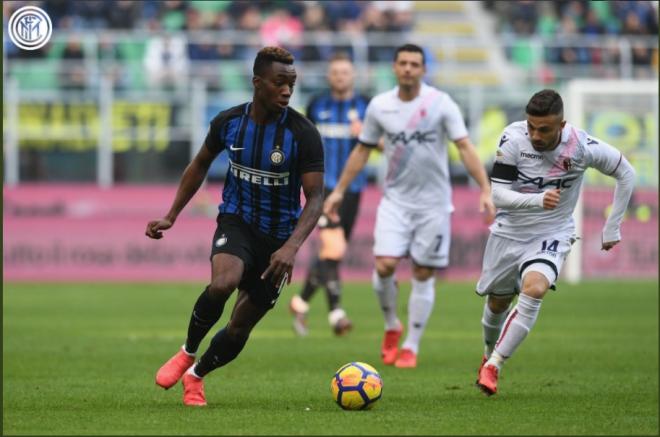 Karamoh jugando con el Inter. (Foto: Inter de Milán)