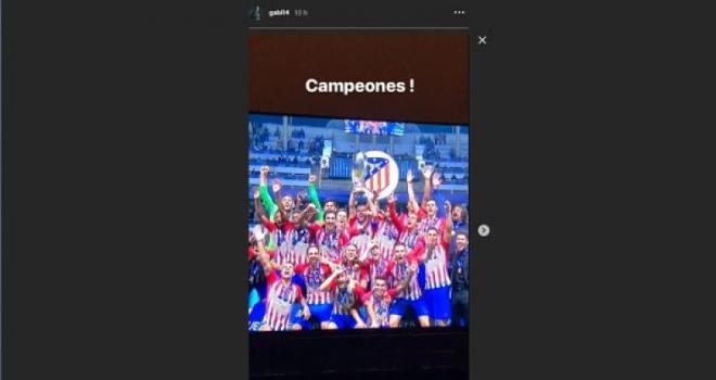 Felicitación de Gabriel Fernández, Gabi, jugador del Al-Sadd Sports club en Instagram