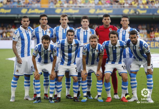 Once de la Real Sociedad ante el Villarreal (Foto: LaLiga).