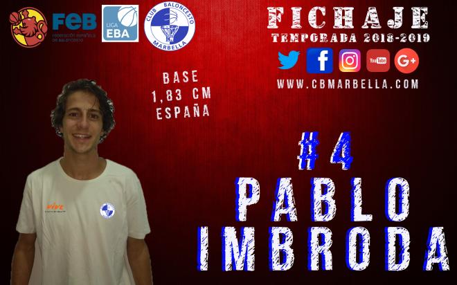 Pablo Imbroda, nuevo jugador del CB Marbella