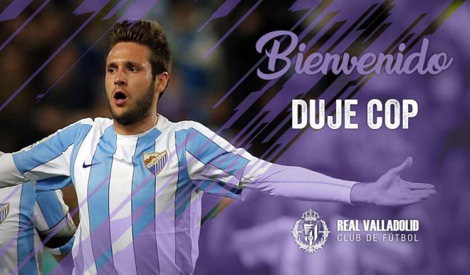 Duje Cop, nuevo jugador del Real Valladolid tras el acuerdo pucelano con el Standard de Lieja.