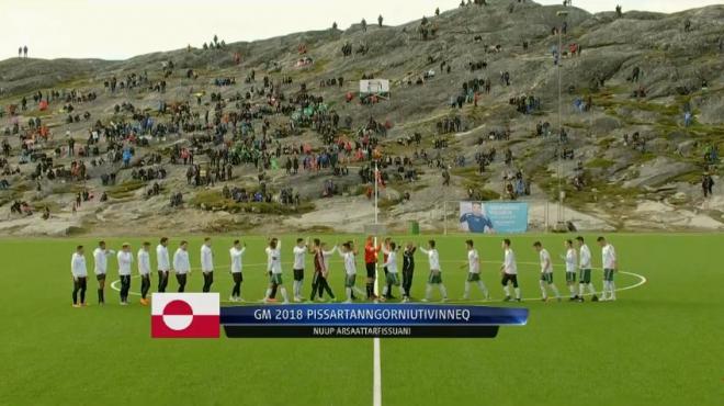 Imagen de la final de la Copa de Groenlandia.