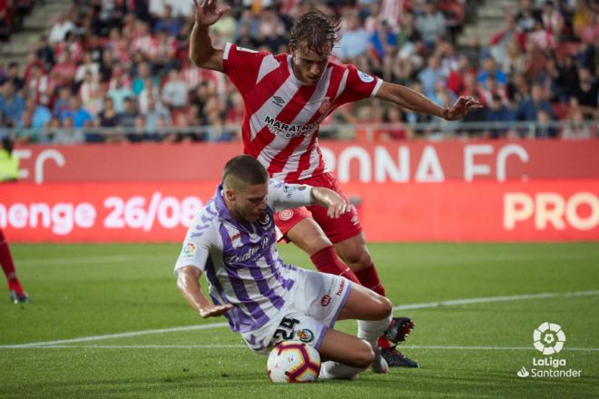 Keko, en su debut con el Valladolid (Foto: LaLiga).