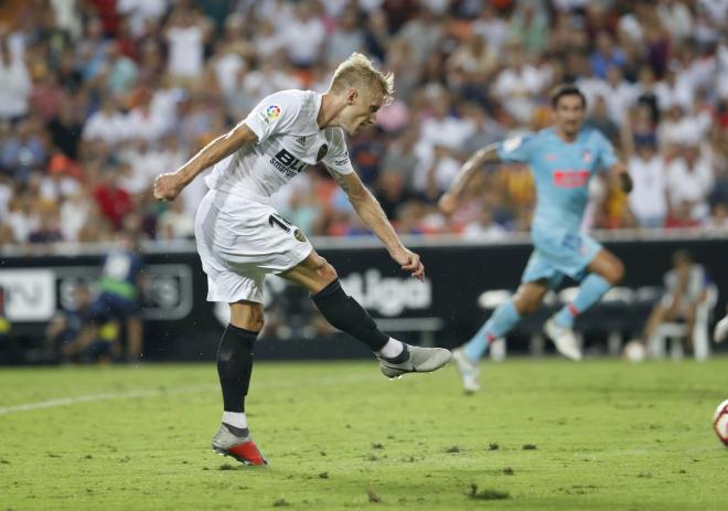 Daniel Wass en el Valencia - Atlético (Foto: Valencia CF)