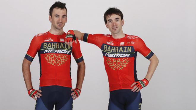 Los hermanos Izagirre, quienes competirán para el Bahrain Merida Pro Cycling Team.
