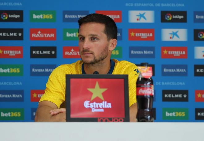 Piatti, durante la rueda de prensa.