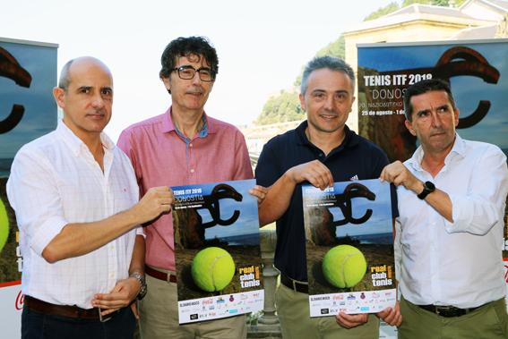 Presentación de la 90 edición del Torneo Internacional de Tenis de Donostia