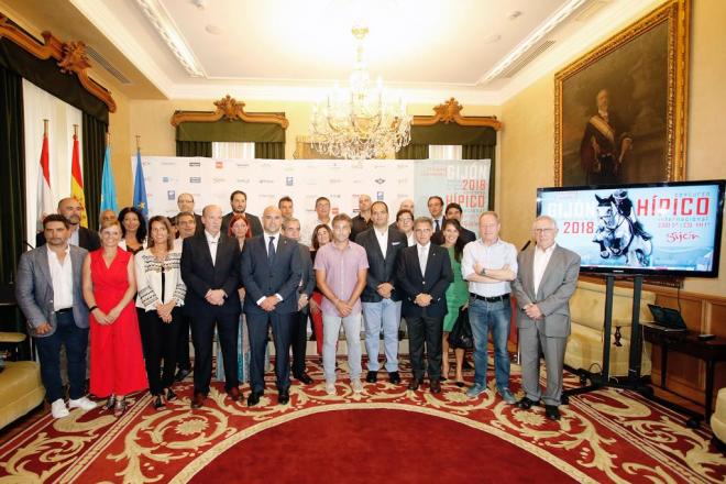 Presentación oficial del CSIO 2018 en el Ayuntamiento de Gijón (Foto: Luis Manso).