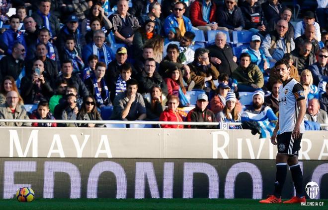 Dani Parejo en el partido Espanyol- Valencia (Foto: Valencia CF).