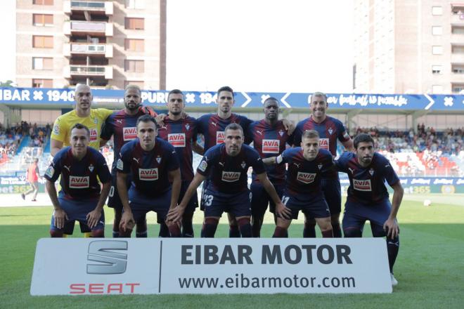 Once inicial del Eibar ante el Huesca (Foto: SD Eibar).
