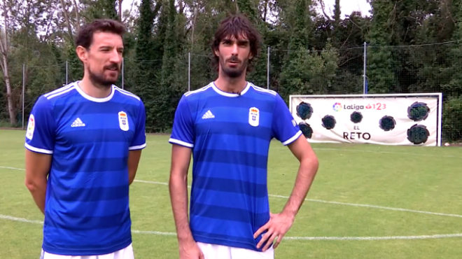 Toché y Carlos Martínez, justo antes de comenzar su reto.