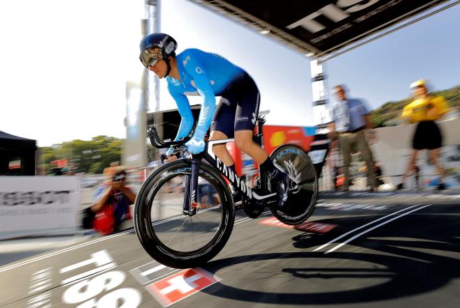 Prólogo de la Vuelta en Málaga (Foto: EFE).