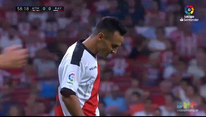 Álvaro debuta con la camiseta del Rayo