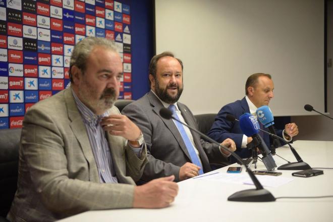 Menéndez Vallina en la presentación de LaLiga Genuine (Foto: RealOviedo).