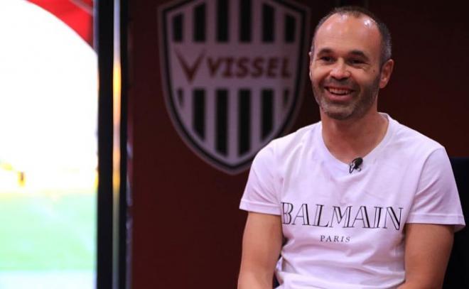 Iniesta, en una entrevista para 'Barça TV'.