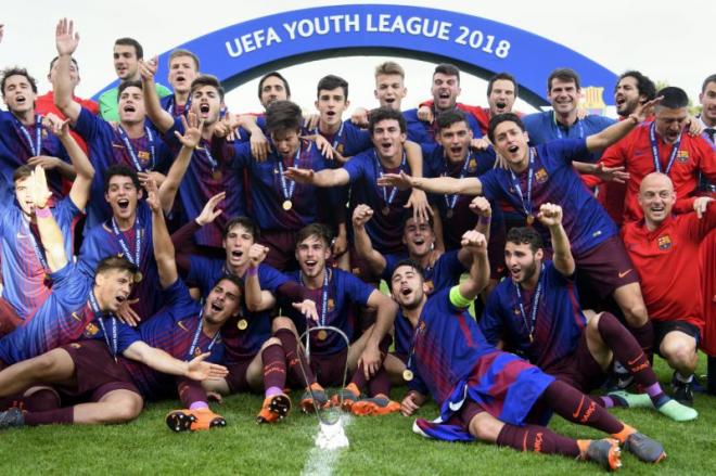 El Barça ganó Uefa Youth League
