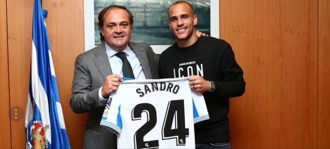 Sandro jugará cedido en la Real esta temporada.