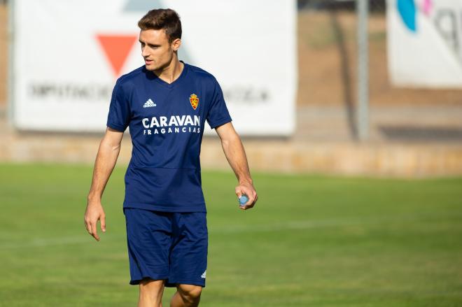 Daniel Lasure en el entrenamiento en la Ciudad Deportiva (Foto: Daniel Marzo).