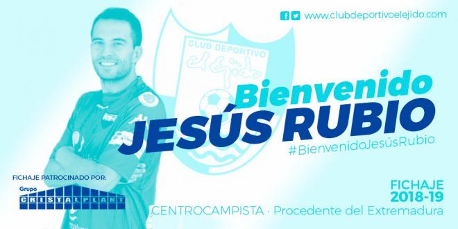 Jesús Rubio ficha por el CD Ejido.