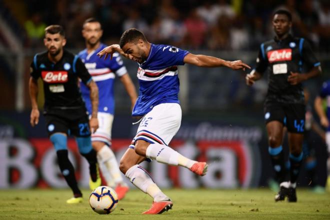Defrel, en uno de sus goles.