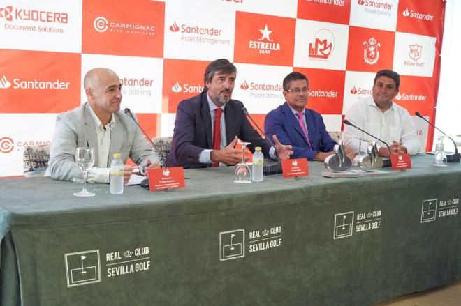 Presentación del torneo en el Real Club Sevilla Golf.
