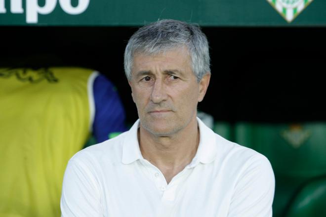 Quique Setién, entrenador del Betis (Foto: Joaquín Corchero).