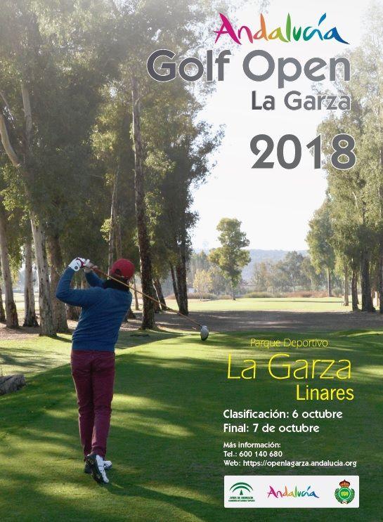 Cartel del II Open de Golf de La Garza.