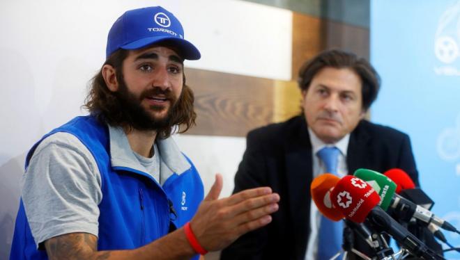 Ricky Rubio, en rueda de prensa.