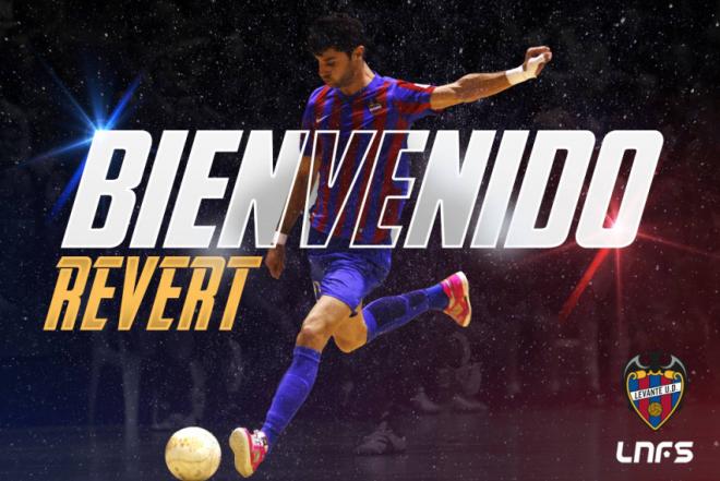 Fichaje de José Revert por el Levante FS.