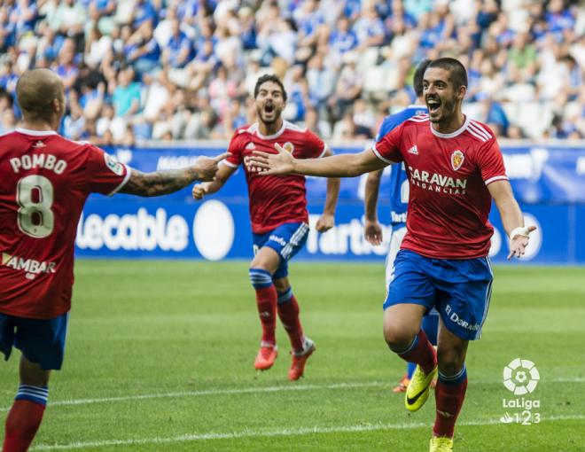 Verdasca celebra su gol (LaLiga).