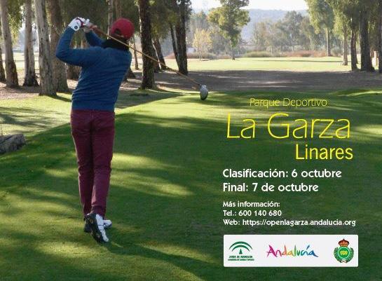El cartel del Andalucía Golf Open La Garza.