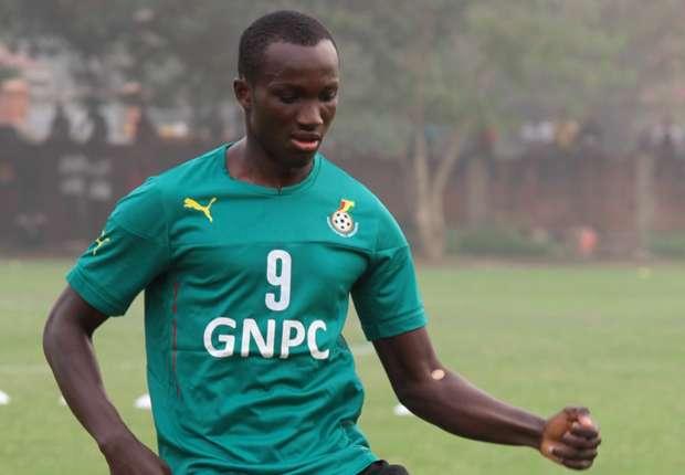 Dwamena, con la selección de Ghana (Goal.com).
