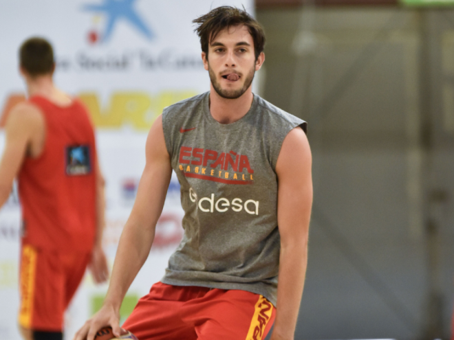 Sergio García con la selección española. (Foto: FEB)