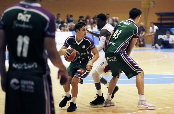 Continuación de Lucas Muñiz en el Unicaja-Olympiacos (Foto: UNICAJABFOTOPRESS).